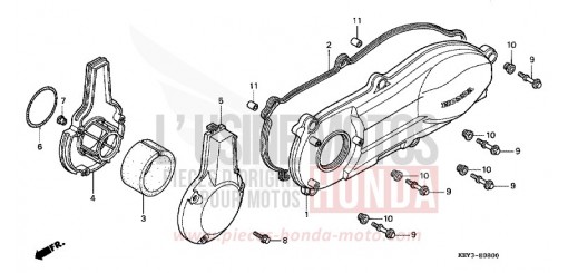 KURBELGEHAEUSEDECKEL, L. FES125W de 1998